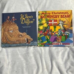 2 hard cover story books